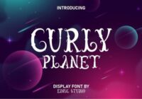 Curly Planet Font - Featured Image