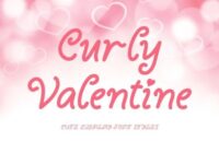 Curly Valentine Font - Featured Image