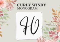 Curly Windy Font - Featured Image