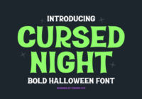 Cursed Night Font - Featured Image