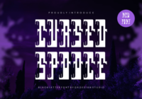 Cursed Spooce Font - Featured Image
