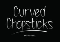 Curved Chopstick Font - Featured Image