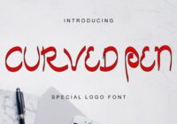 Curved Pen Font - Featured Image