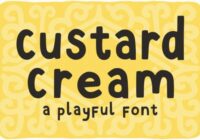 Custard Cream Font - Featured Image