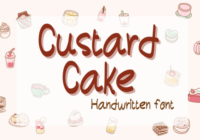 Custardcake Font - Featured Image