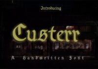 Custerr Font - Featured Image