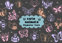 Cute Animals Font - Featured Image