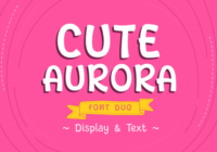 Cute Aurora Font - Featured Image