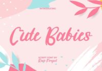 Cute Babies Font - Featured Image