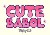 Cute Babol Font - Featured Image