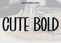 Cute Bold Font - Featured Image