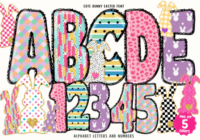 Cute Bunny Easter Font - Featured Image