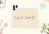 Cute Devil Font - Featured Image