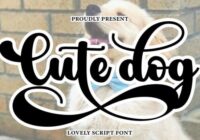 Cute Dog Font Font - Featured Image