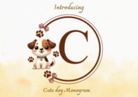 Cute Dog Monogram Font - Featured Image