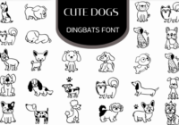 Cute Dogs Font - Featured Image