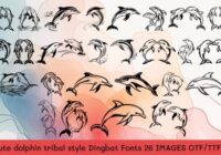 Cute Dolphin Font - Featured Image