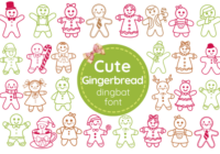 Cute Gingerbread Font - Featured Image