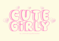 Cute Girly Font - Featured Image