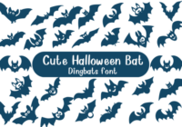 Cute Halloween Bat Font - Featured Image