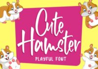 Cute Hamster Font - Featured Image