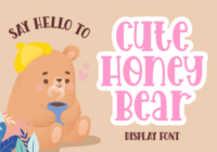 Cute Honey Bear Font - Featured Image