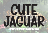 Cute Jaguar Font - Featured Image