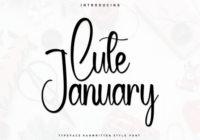 Cute January Font - Featured Image