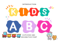 Cute Kids Abc Font - Featured Image