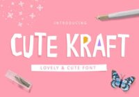 Cute Kraft Font - Featured Image