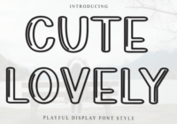 Cute Lovely Font - Featured Image
