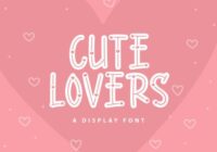 Cute Lovers Font - Featured Image