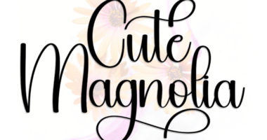 Cute Magnolia Font - Featured Image