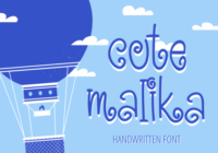Cute Malika Font - Featured Image