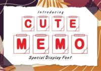 Cute Memo Font - Featured Image
