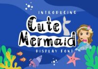 Cute Mermaid Font - Featured Image