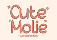 Cute Molie Font - Featured Image