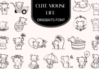 Cute Mouse Life Font - Featured Image