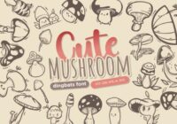 Cute Mushroom Font - Featured Image