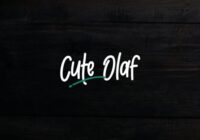 Cute Olaf Font - Featured Image