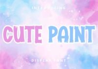 Cute Paint Font - Featured Image