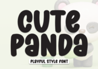 Cute Panda Font - Featured Image