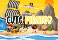 Cute Pirates Font - Featured Image