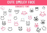 Cute Smile Face Font - Featured Image