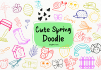Cute Spring Doodle Font - Featured Image