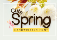 Cute Spring Font - Featured Image