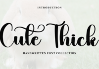 Cute Thick Font - Featured Image