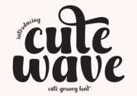 Cute Wave Font - Featured Image