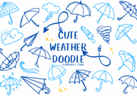 Cute Weather Doodle Font - Featured Image