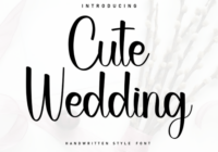 Cute Wedding Font - Featured Image